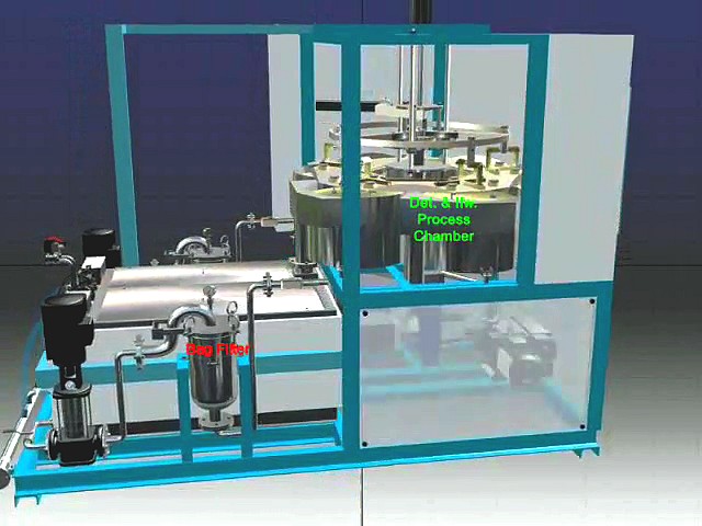 Hot air drying chamber